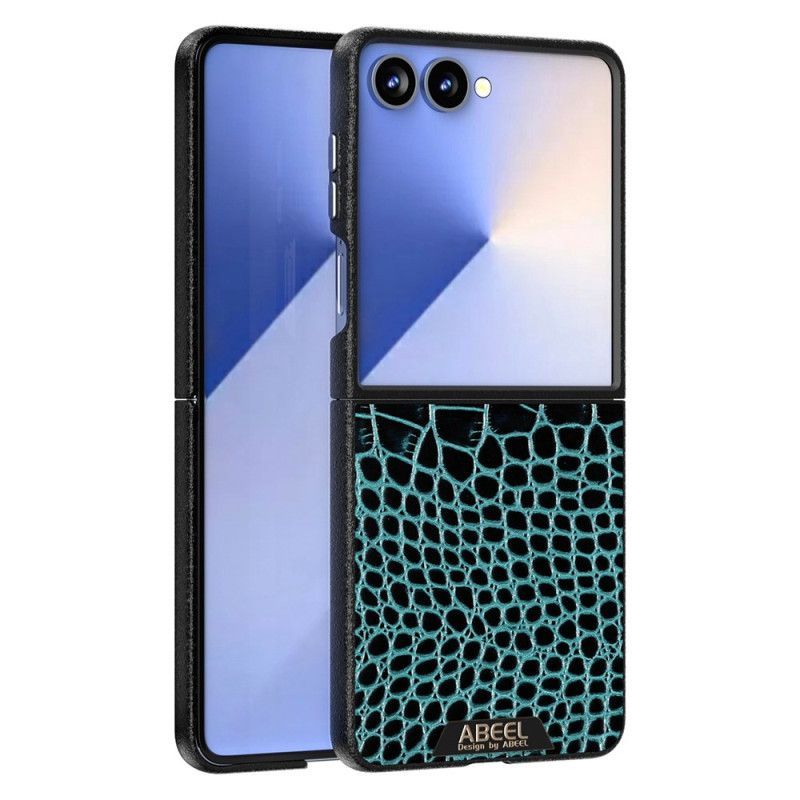 Coque Samsung Galaxy Z Flip 7 Compatible MagSafe Texture Crocodile ABEEL