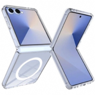 Coque Samsung Galaxy Z Flip 7 Compatible MagSafe Transparente