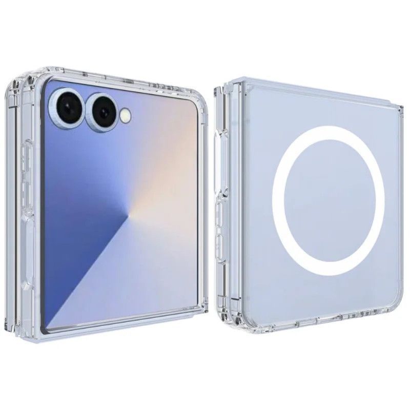 Coque Samsung Galaxy Z Flip 7 Compatible MagSafe Transparente