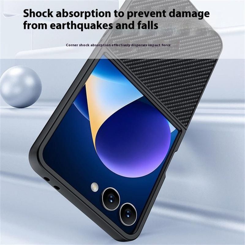 Coque Samsung Galaxy Z Flip 7 Déclinaison Carbone