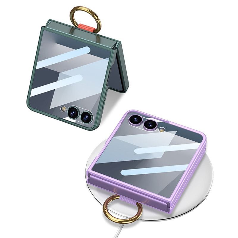 Coque Samsung Galaxy Z Flip 7 Dragonne et Protection Écran GKK