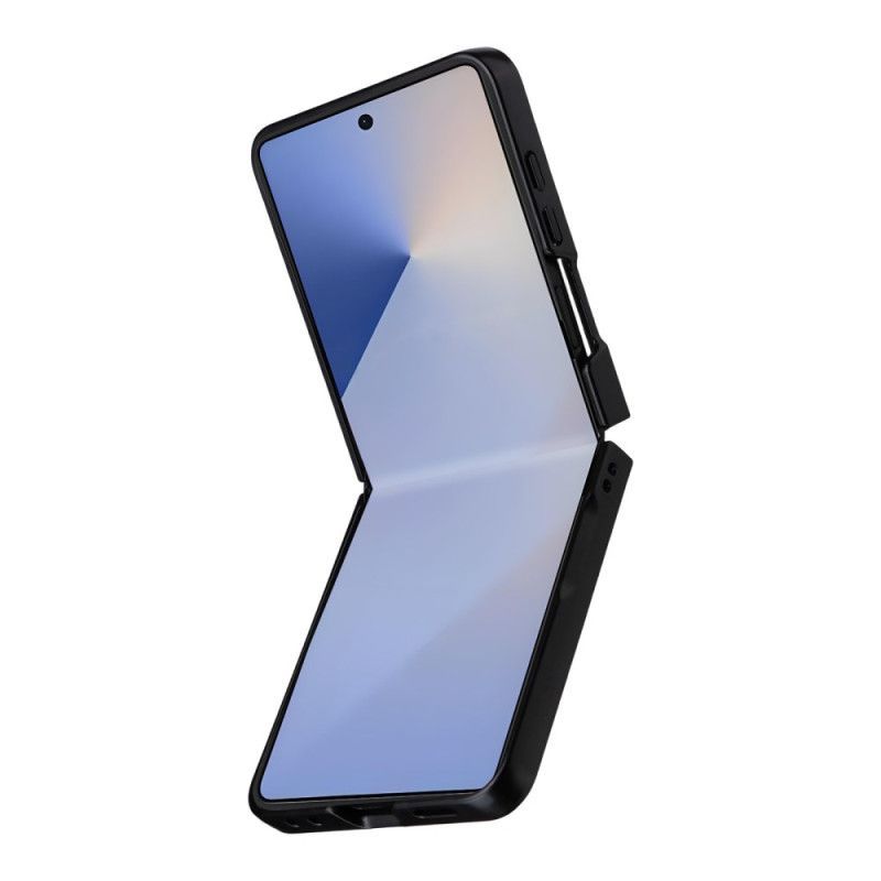 Coque Samsung Galaxy Z Flip 7 Effet Cuir Monochrome