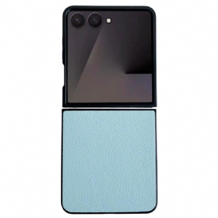 Coque Samsung Galaxy Z Flip 7 Effet Cuir Texturé