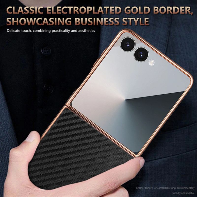 Coque Samsung Galaxy Z Flip 7 Fibre Carbone AZNS