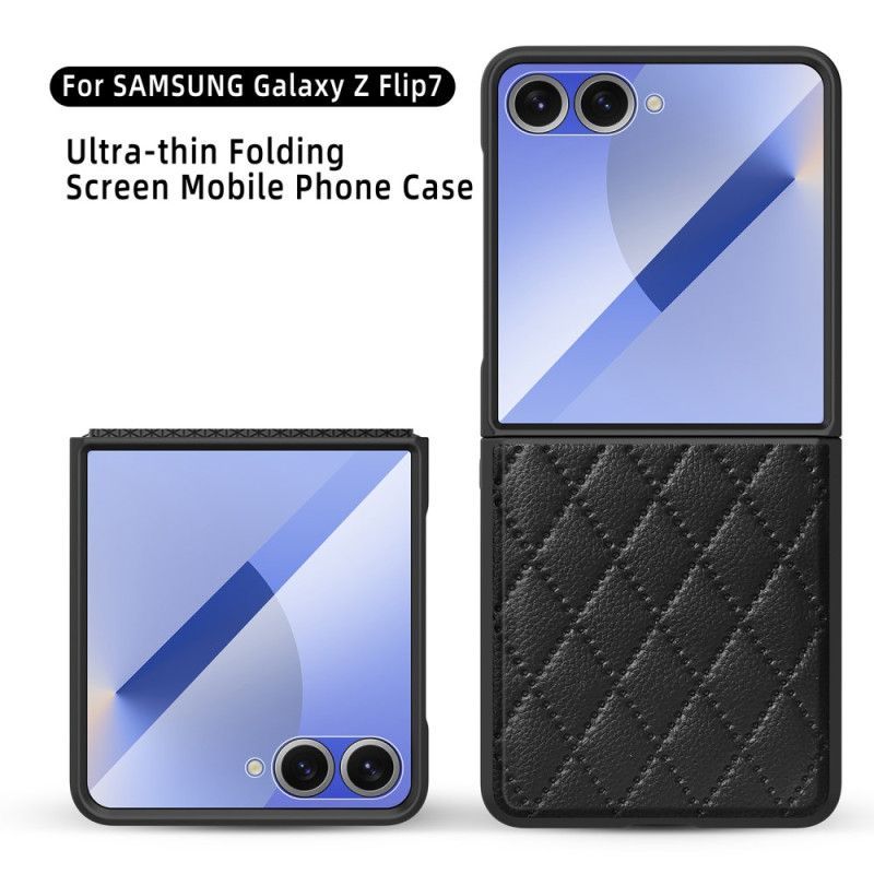 Coque Samsung Galaxy Z Flip 7 Fine Matelassée