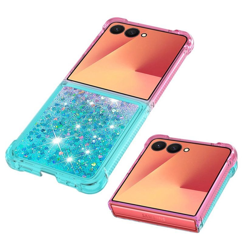 Coque Samsung Galaxy Z Flip 7 Gradient Paillettes