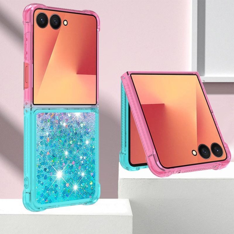 Coque Samsung Galaxy Z Flip 7 Gradient Paillettes