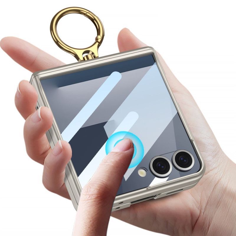Coque Samsung Galaxy Z Flip 7 Magnétique avec Anneau-Suupport GKK