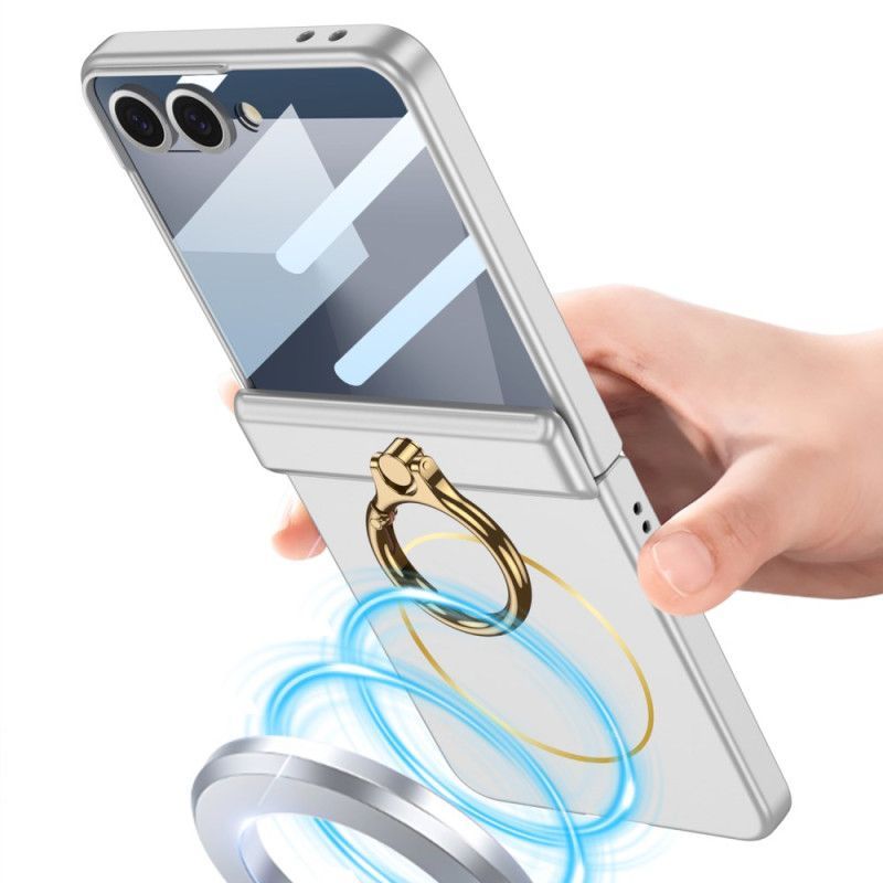 Coque Samsung Galaxy Z Flip 7 Magnétique avec Anneau-Suupport GKK