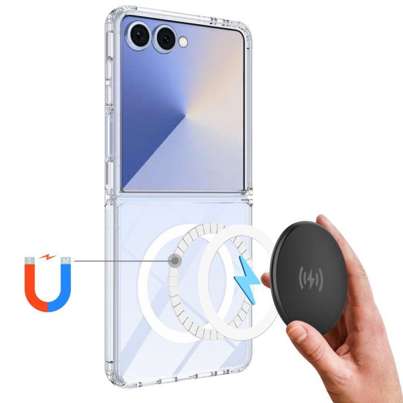 Coque Samsung Galaxy Z Flip 7 Magnétique Transparente
