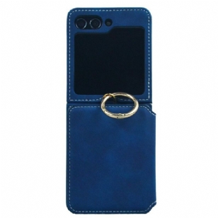 Coque Samsung Galaxy Z Flip 7 Porte-Cartes et Chaîne Détachable