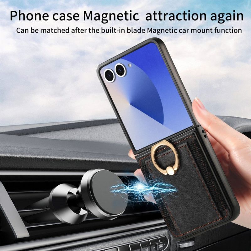 Coque Samsung Galaxy Z Flip 7 Porte-Cartes et Support