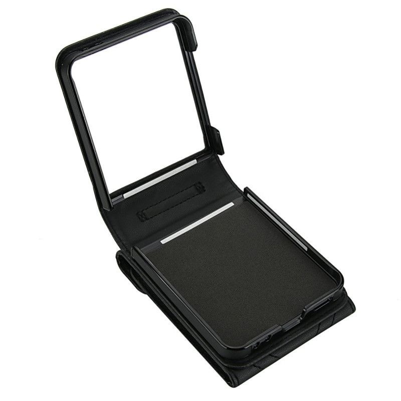 Coque Samsung Galaxy Z Flip 7 Porte-Cartes RFID et Bandoulière
