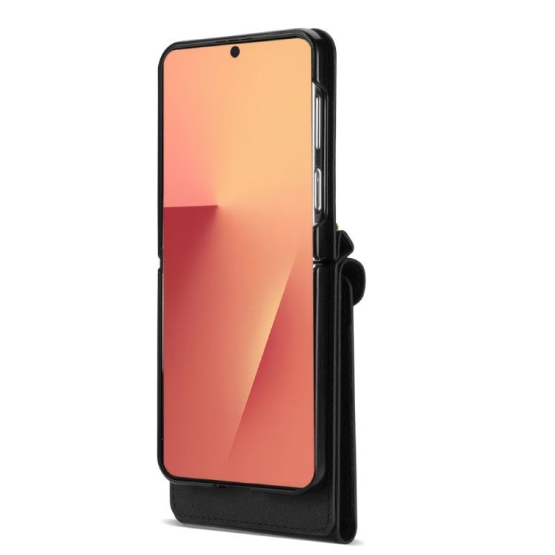 Coque Samsung Galaxy Z Flip 7 Portefeuille zippé et Bandoulière