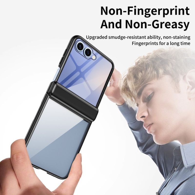 Coque Samsung Galaxy Z Flip 7 Protection de Charnière Effet Métal
