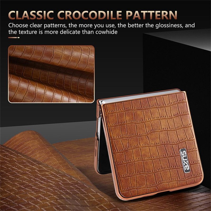 Coque Samsung Galaxy Z Flip 7 Style Crocodile azns