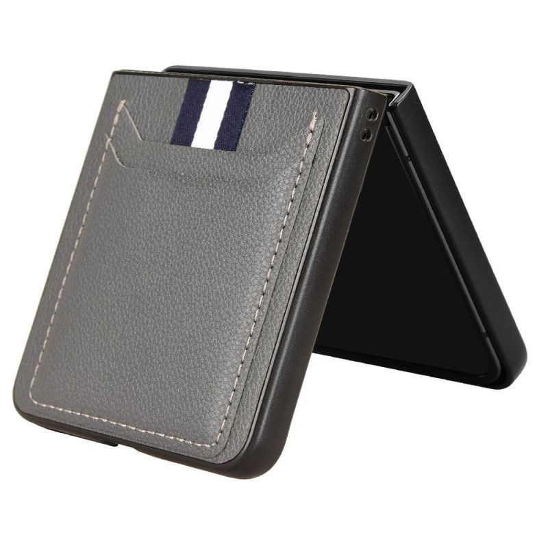 Coque Samsung Galaxy Z Flip 7 Style Cuir Porte-Cartes