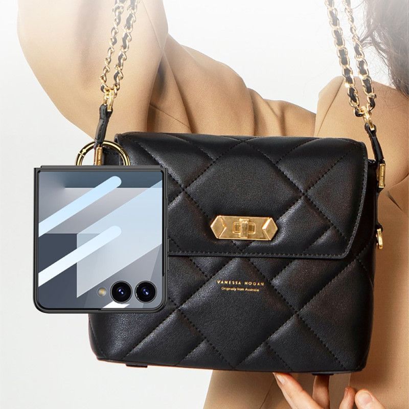 Coque Samsung Galaxy Z Flip 7 Support-Anneau et Porte-Cartes