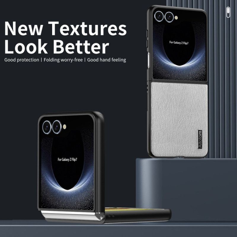 Coque Samsung Galaxy Z Flip 7 Texture Bois