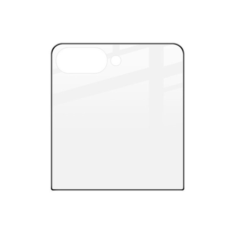 Protection en Verre Trempé pour Écran Extérieur Samsung Galaxy Z Flip7 5G (rebord noir)