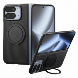 Coque Google Pixel 10 Pro Fold MagSafe avec Support Fibre Carbone