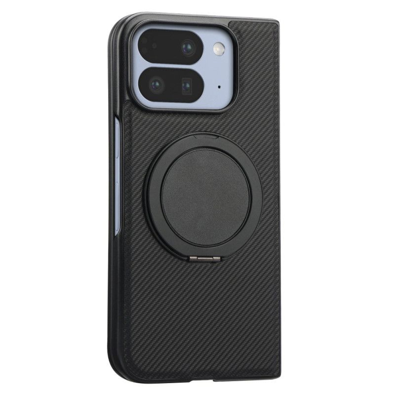 Coque Google Pixel 10 Pro Fold MagSafe avec Support Fibre Carbone