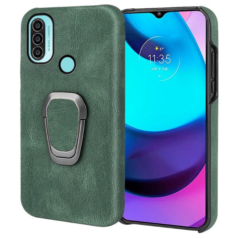 Coque Motorola Moto E20 / E30 / E40 imitation cuir avec support