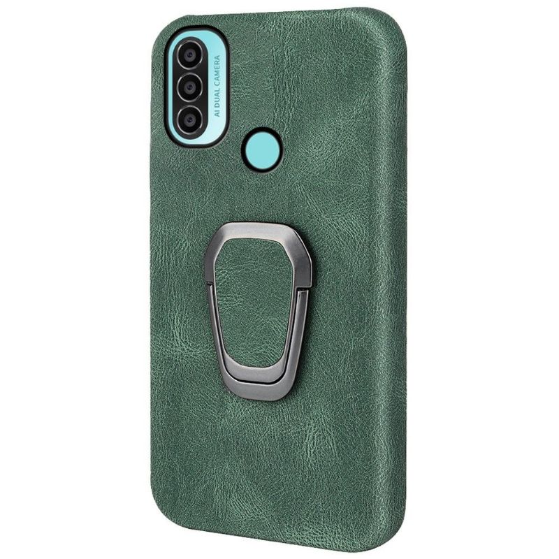 Coque Motorola Moto E20 / E30 / E40 imitation cuir avec support