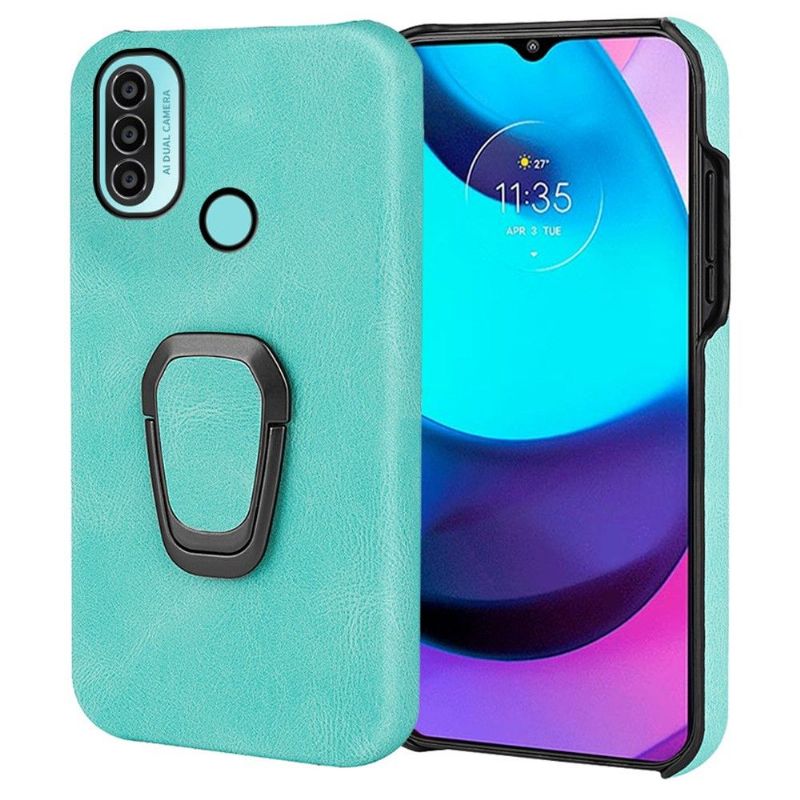 Coque Motorola Moto E20 / E30 / E40 imitation cuir avec support