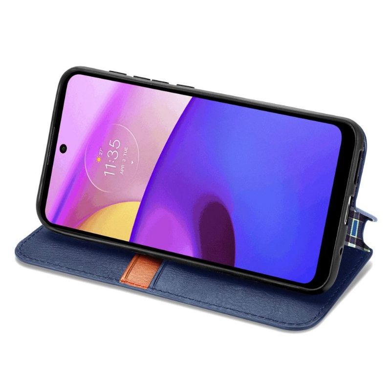 Housse Motorola Moto E40 / E30 / E20 KUB Design Porte Cartes