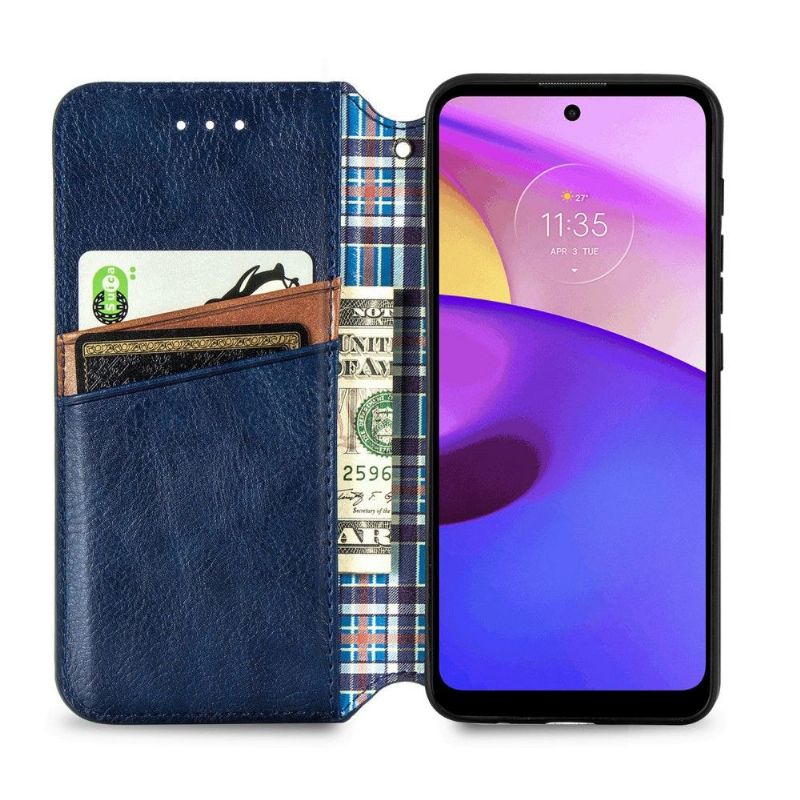 Housse Motorola Moto E40 / E30 / E20 KUB Design Porte Cartes