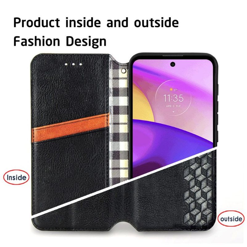 Housse Motorola Moto E40 / E30 / E20 KUB Design Porte Cartes
