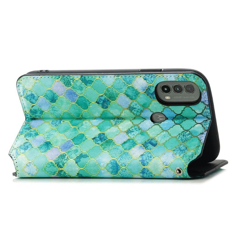 Housse Motorola Moto E40 / E30 / E20 motif arabesque