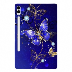Coque Samsung Galaxy Tab S10 Plus / S9 FE Plus / S9 Plus Papillons Précieux