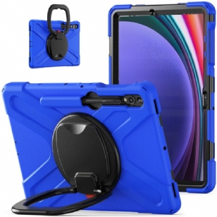Coque Samsung Galaxy Tab S10 Plus / S9 FE Plus /S9 Plus/S8 Plus/S7 Plus/S7 FE Multifonctions Support Rotatif et Poignée