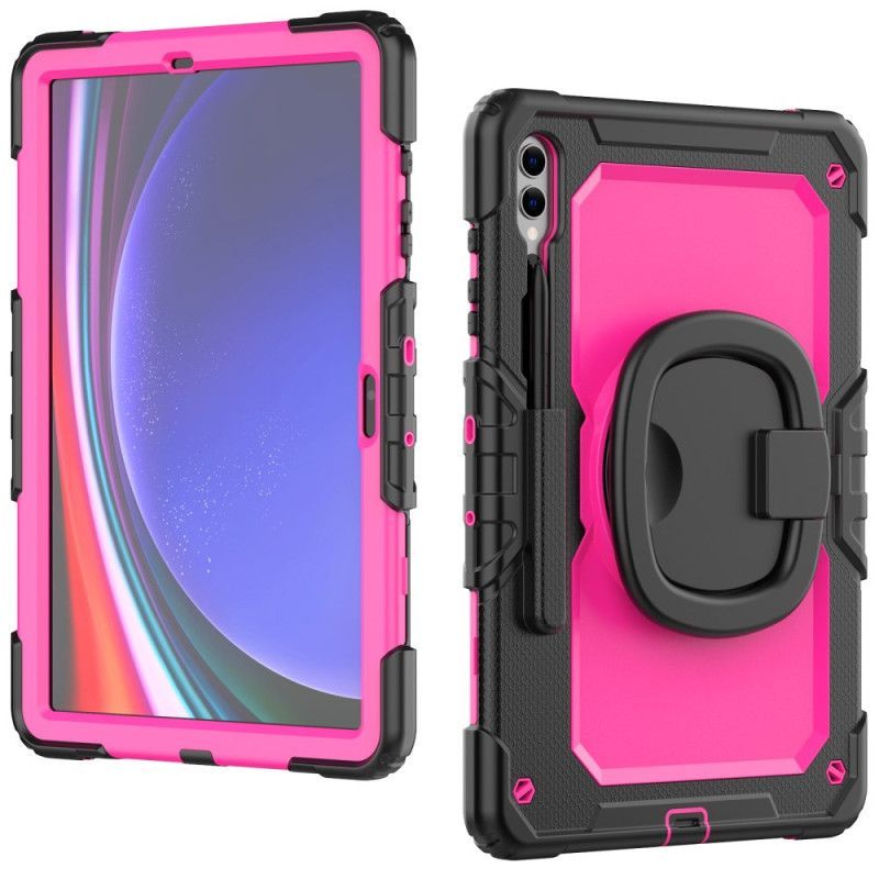 Coque Samsung Galaxy Tab S10 Plus / S9 Plus Protection Ultra Résistante avec Porte-Stylet et Bandoulière