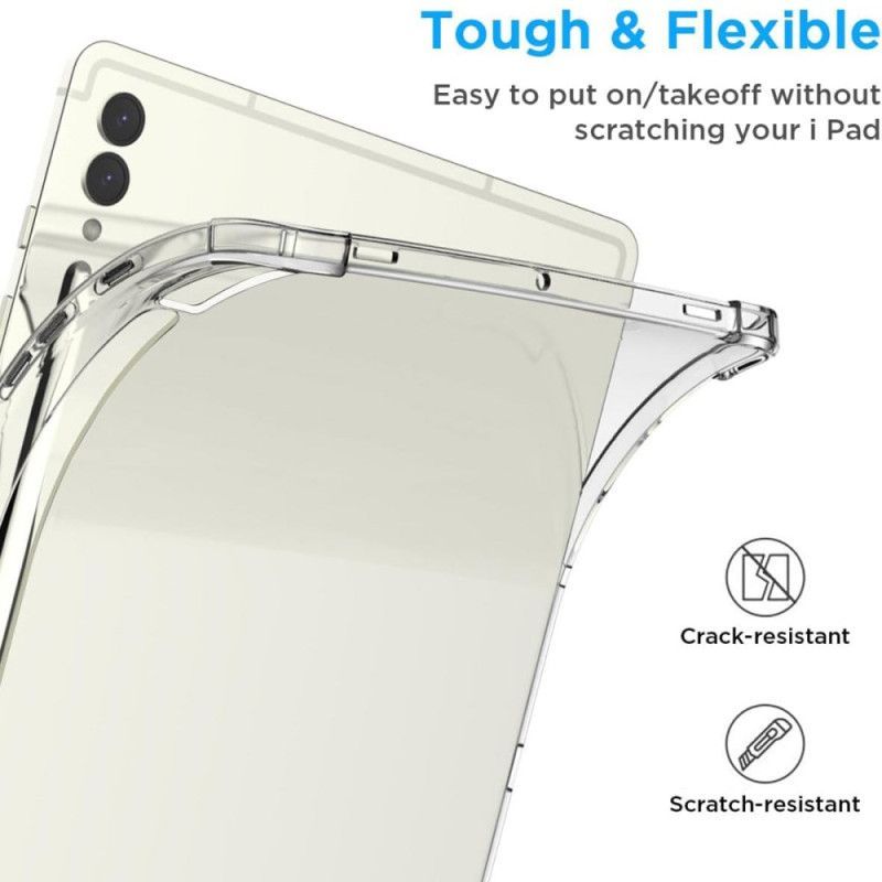 Coque Samsung Galaxy Tab S10 Plus Transparente avec Porte-Stylet