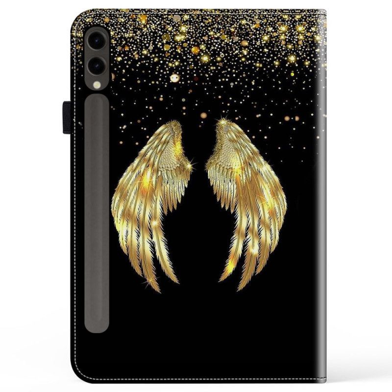 Étui Samsung Galaxy Tab S10 Plus / S9 FE Plus / S9 Plus Ailes Dorées