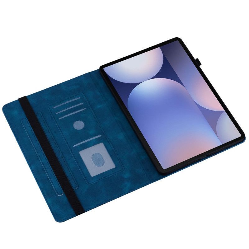 Étui Samsung Galaxy Tab S10 Plus / S9 FE Plus / S9 Plus Effet Daim Coeurs