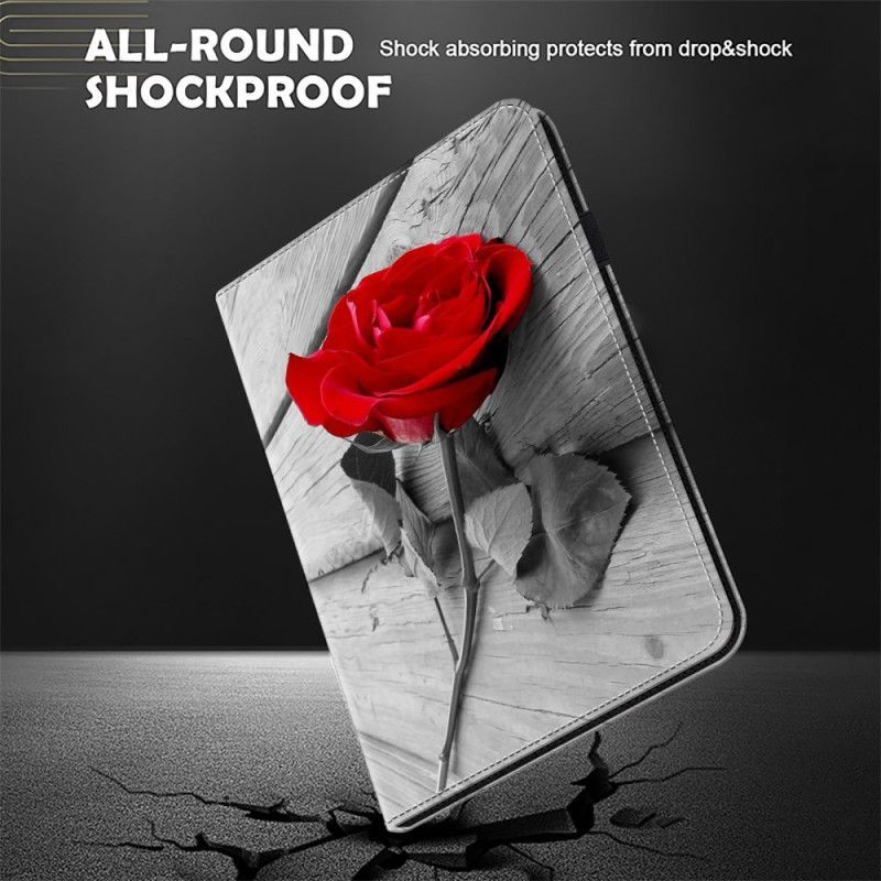 Étui Samsung Galaxy Tab S10 Plus / S9 Plus / S9 FE Plus Motif Rose