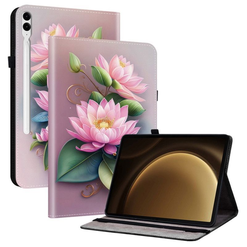Étui Samsung Galaxy Tab S10 Plus / S9 FE Plus / S9 Plus Nénuphars