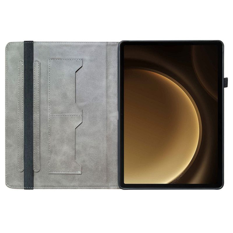 Étui Samsung Galaxy Tab S10 Plus / S9 FE Plus / S9 Plus Rose Noire