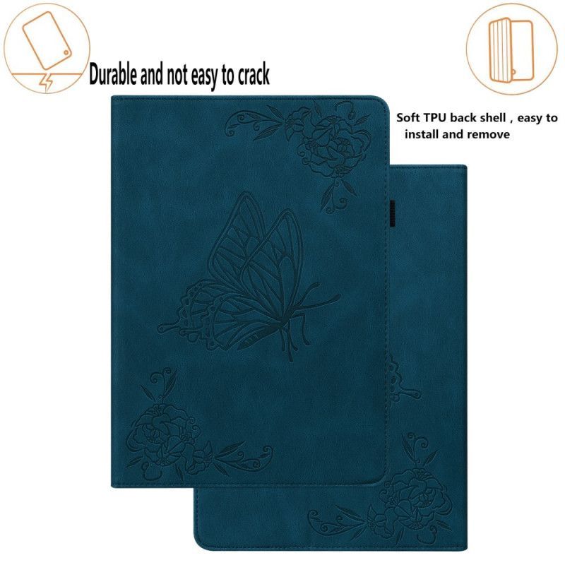 Étui Samsung Galaxy Tab S10 Plus / S9 Plus Papillon