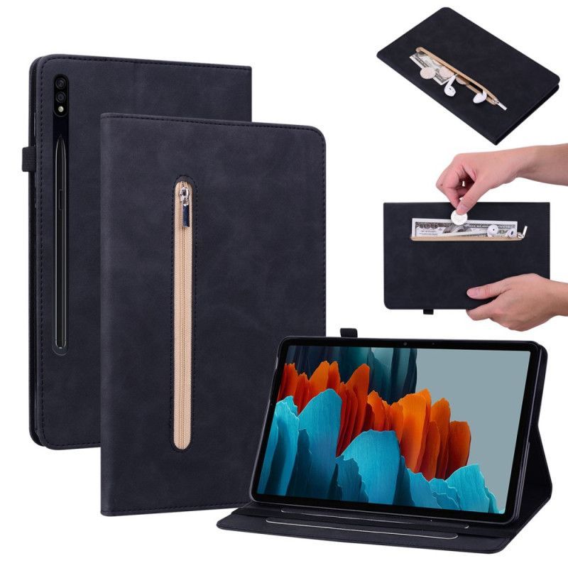 Étui Samsung Galaxy Tab S10 Plus / S9 Plus Pochette à Fermeture Éclair