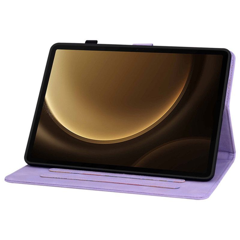Housse Samsung Galaxy Tab S10 Plus / S9 FE Plus / S9 Plus Fleur de Lys