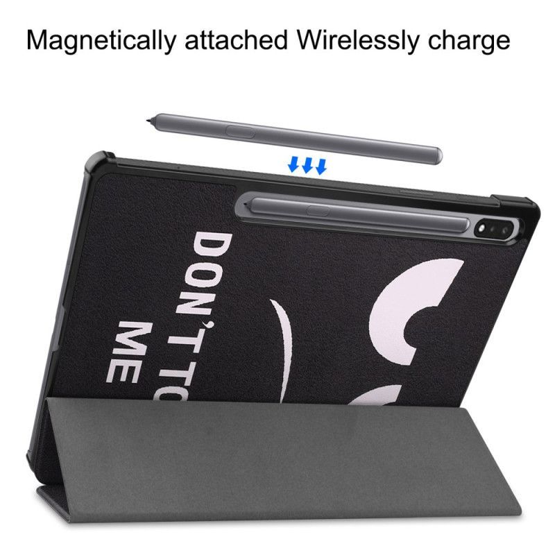 Smart Case Samsung Galaxy Tab S10 Plus Don't Touch Me