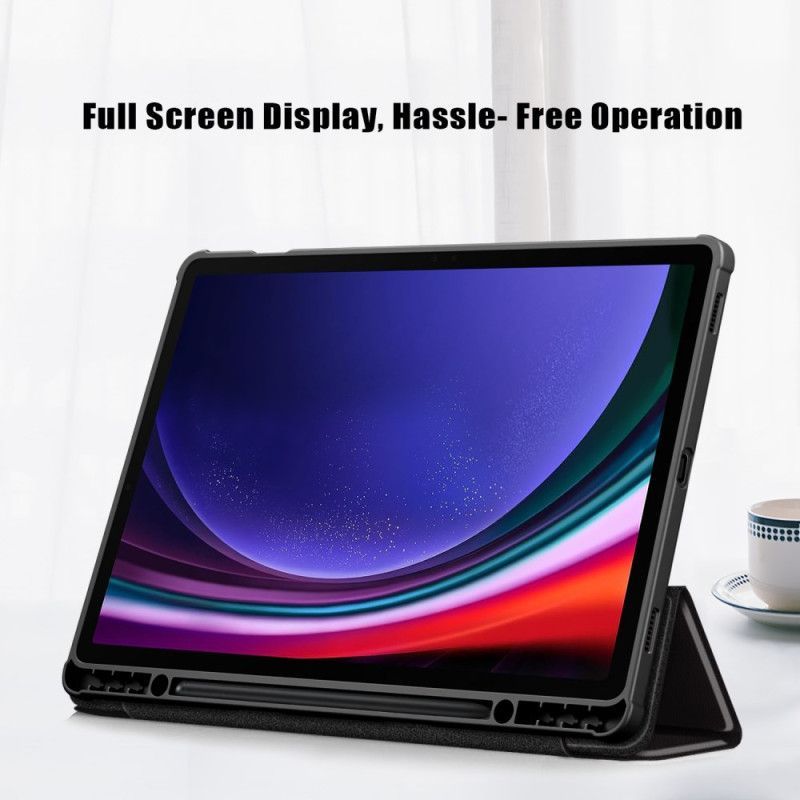 Smart Case Samsung Galaxy Tab S10 Plus / S9 Plus Dos Transparent Don't Touch Me