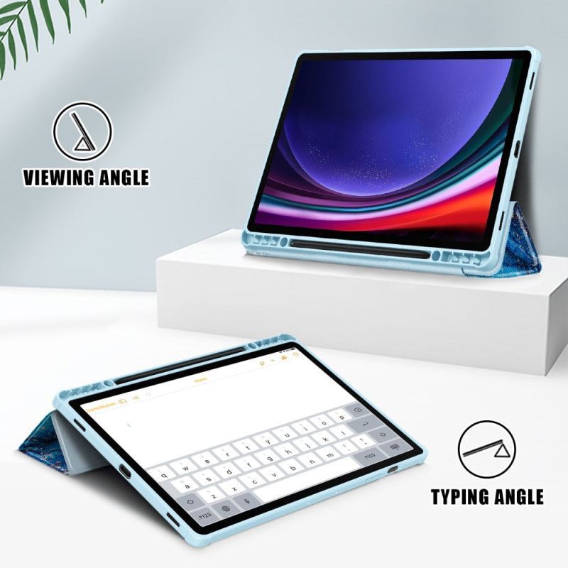 Smart Case Samsung Galaxy Tab S10 Plus / S9 Plus Dos Transparent Vague