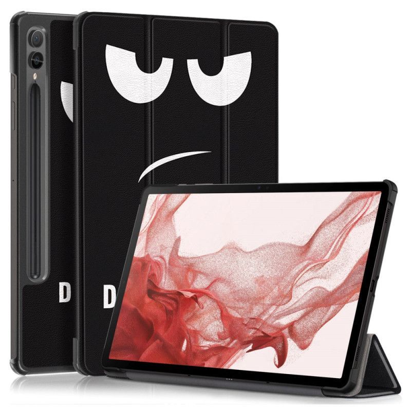 Smart Case Samsung Galaxy Tab S10 Plus / S9 Plus Porte-Stylet Don't Touch Me