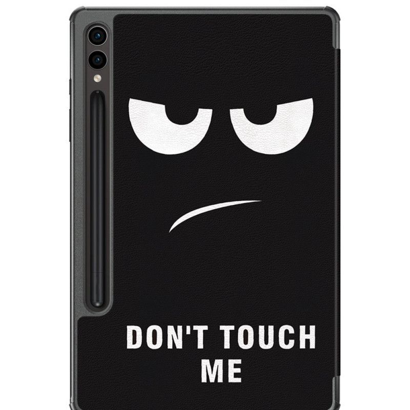 Smart Case Samsung Galaxy Tab S10 Plus / S9 Plus Porte-Stylet Don't Touch Me